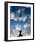 Sunset Sky Silhouette Man-Kevin Lange-Framed Photographic Print