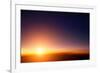 Sunset Sky Stratosphere Background, Pictured from Plane.-logoboom-Framed Photographic Print