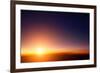 Sunset Sky Stratosphere Background, Pictured from Plane.-logoboom-Framed Photographic Print