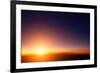 Sunset Sky Stratosphere Background, Pictured from Plane.-logoboom-Framed Photographic Print