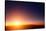 Sunset Sky Stratosphere Background, Pictured from Plane.-logoboom-Stretched Canvas