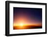 Sunset Sky Stratosphere Background, Pictured from Plane.-logoboom-Framed Photographic Print