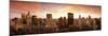 Sunset Skyline Chicago Il, USA-null-Mounted Photographic Print