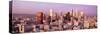 Sunset Skyline Los Angeles Ca, USA-null-Stretched Canvas