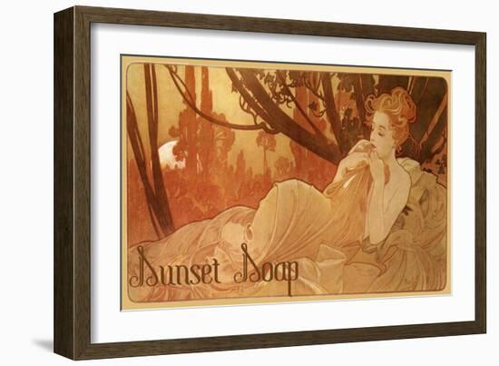 Sunset Soap-null-Framed Giclee Print