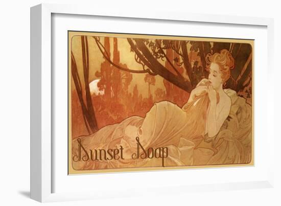 Sunset Soap-null-Framed Giclee Print