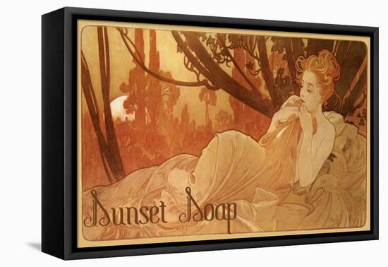 Sunset Soap-null-Framed Stretched Canvas