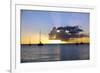 Sunset, St. Kitts and Nevis, Leeward Islands, West Indies, Caribbean, Central America-Robert Harding-Framed Photographic Print