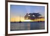 Sunset, St. Kitts and Nevis, Leeward Islands, West Indies, Caribbean, Central America-Robert Harding-Framed Photographic Print