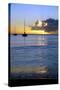 Sunset, St. Kitts and Nevis, Leeward Islands, West Indies, Caribbean, Central America-Robert Harding-Stretched Canvas