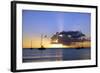 Sunset, St. Kitts and Nevis, Leeward Islands, West Indies, Caribbean, Central America-Robert Harding-Framed Photographic Print