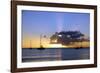 Sunset, St. Kitts and Nevis, Leeward Islands, West Indies, Caribbean, Central America-Robert Harding-Framed Photographic Print