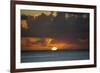 Sunset, St. Kitts and Nevis, Leeward Islands, West Indies, Caribbean, Central America-Robert Harding-Framed Photographic Print