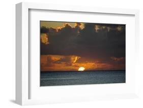 Sunset, St. Kitts and Nevis, Leeward Islands, West Indies, Caribbean, Central America-Robert Harding-Framed Photographic Print