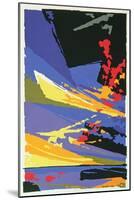 Sunset, St. Ouen, 1985-Derek Crow-Mounted Giclee Print