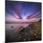 Sunset, Stokksnes, by Hofn and Hornafjordur, Iceland-Ragnar Th Sigurdsson-Mounted Premium Photographic Print