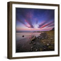 Sunset, Stokksnes, by Hofn and Hornafjordur, Iceland-Ragnar Th Sigurdsson-Framed Photographic Print