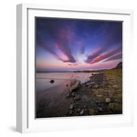 Sunset, Stokksnes, by Hofn and Hornafjordur, Iceland-Ragnar Th Sigurdsson-Framed Photographic Print