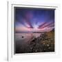 Sunset, Stokksnes, by Hofn and Hornafjordur, Iceland-Ragnar Th Sigurdsson-Framed Photographic Print