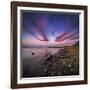 Sunset, Stokksnes, by Hofn and Hornafjordur, Iceland-Ragnar Th Sigurdsson-Framed Photographic Print