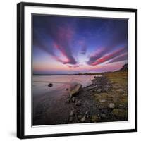 Sunset, Stokksnes, by Hofn and Hornafjordur, Iceland-Ragnar Th Sigurdsson-Framed Photographic Print