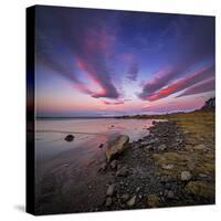 Sunset, Stokksnes, by Hofn and Hornafjordur, Iceland-Ragnar Th Sigurdsson-Stretched Canvas