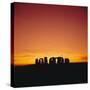 Sunset, Stonehenge, Wiltshire, England, UK, Europe-Roy Rainford-Stretched Canvas