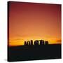 Sunset, Stonehenge, Wiltshire, England, UK, Europe-Roy Rainford-Stretched Canvas