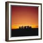 Sunset, Stonehenge, Wiltshire, England, UK, Europe-Roy Rainford-Framed Photographic Print