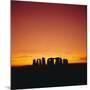 Sunset, Stonehenge, Wiltshire, England, UK, Europe-Roy Rainford-Mounted Photographic Print