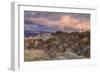 Sunset Storm at Zabriskie Point-Vincent James-Framed Photographic Print