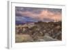 Sunset Storm at Zabriskie Point-Vincent James-Framed Photographic Print