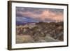 Sunset Storm at Zabriskie Point-Vincent James-Framed Photographic Print