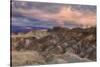 Sunset Storm at Zabriskie Point-Vincent James-Stretched Canvas