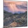 Sunset Storm Design, Death Valley (Square)-Vincent James-Mounted Photographic Print