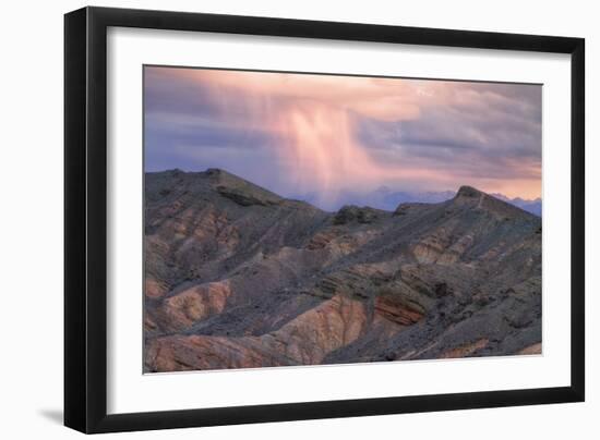 Sunset Storm Design, Death Valley-Vincent James-Framed Photographic Print