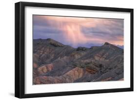Sunset Storm Design, Death Valley-Vincent James-Framed Photographic Print