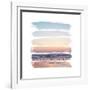 Sunset Stripes I-Laura Marshall-Framed Art Print