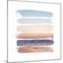 Sunset Stripes I-Laura Marshall-Mounted Art Print