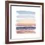 Sunset Stripes I-Laura Marshall-Framed Art Print