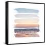 Sunset Stripes I-Laura Marshall-Framed Stretched Canvas