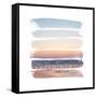 Sunset Stripes I-Laura Marshall-Framed Stretched Canvas