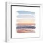 Sunset Stripes I-Laura Marshall-Framed Art Print