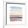 Sunset Stripes I-Laura Marshall-Framed Art Print