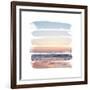 Sunset Stripes I-Laura Marshall-Framed Art Print