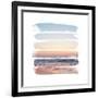 Sunset Stripes I-Laura Marshall-Framed Art Print