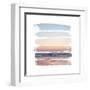 Sunset Stripes I-Laura Marshall-Framed Art Print