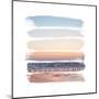 Sunset Stripes I-Laura Marshall-Mounted Art Print