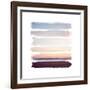 Sunset Stripes III-Laura Marshall-Framed Art Print