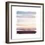 Sunset Stripes III-Laura Marshall-Framed Art Print